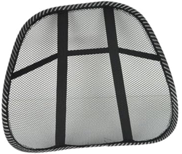 Milageto Supporto lombare, cuscino per sedia da ufficio, comfort ergonomico, supporto per la schiena in rete per auto, cuscino per sedile per sedia da ufficio,