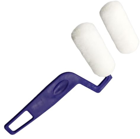 Väggmålningar, konstgjord målarrulle, liten lackrulle, väggfärgskoter, Vista Home Decor lackrulle – hushus färgrulle H, denna lilla färgrulle är tillverkad av utmärkta material, robust och lätt att