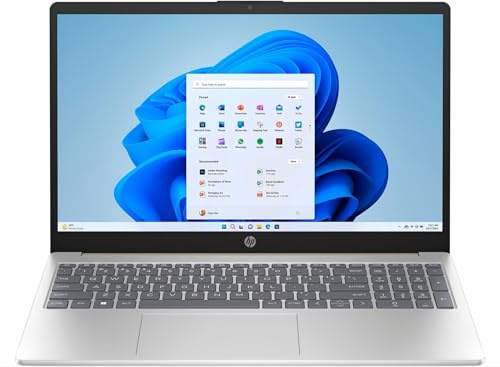 HP 15.6-inch Laptop | Intel Core i7-1355U | 16 GB RAM | 1 TB SSD | Intel Iris Xe Graphics | FHD (1920 x 1080) Display | Windows 11 Home | Natural Silver | 15-fd0071na