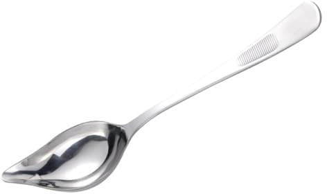 SHINEOFI Cuchara De Acero Inoxidable Para Salsa 304 Cuchara Sopera Pequeña Mango Cómodo Cocina Restaurante Hogar Utensilio Para Aderezos y Condimentos En Color Plateado