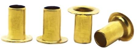 DeVow M0,9 M1,3,5 M2, M3 M4 M5 M6 GB876 Rohrnieten Doppelseitige Leiterplatte PCB Nägel Kupfer Hohlnietmuttern(10mm,M4 50pcs)