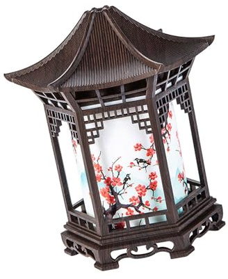 Generico Diffusore umidificatore per Padiglione Antico Diffusore aromaterapia con Luce a LED per uffici Camera da Letto Ornamenti per la casa Lampada Decorativa Umidificatore per Padiglione Antico
