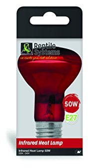 Aquarium Systems 117013 IntraRed Heat Lamp - 50W - E27
