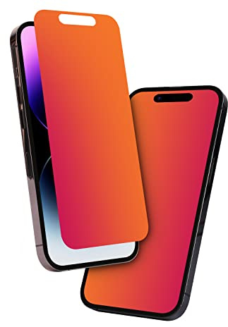JIEYKJO For iPhone 14 pro max/iPhone 15 plus Privacy Screen Protector - Anti-Blue Light, Anti-Glare, Anti-Spy Gradient Color Privacy Screen Protector Film (6.7 inch)