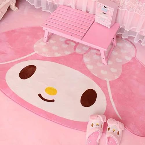 Roffatide Cartoon Pattern Cute Area Rug Blanket Rug Non-Slip Door Floor Mats Carpet for Home 80 * 120cm