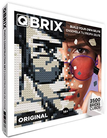 QBRIX Original- Klemmbaustein Mosaik Foto Bausatz, personalisiertes Geschenk, Benutzerdefiniert, Bild Baukasten, Bauset, Pixel Art Kunst Steckbaustein Gemälde…