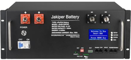 Jakiper [Pro] Lithium Battery | 48V / 100Ah | 5,120wH / 5.12KwH Server Rack Battery