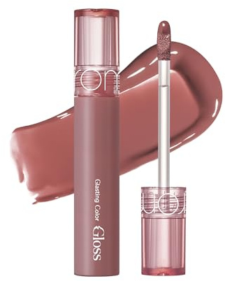 rom&nd Glasting Color Gloss (NEW) 6 ColorsㅣGlänzender Lipgloss für voller wirkende Lippen, Plumping Finish, Volumizer lippenㅣ4g 0.14oz (05 DIM MAUVE, 4g (1er Pack))
