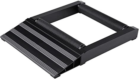 Aramox Support de Rouleau de Nettoyage de Chaîne de Roue de Pneu de Moto, en Aluminium, Pratique et Robuste, Support de Rouleau de Roue Avant Arrière