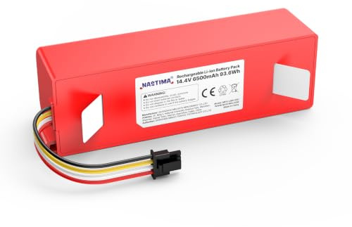 NASTIMA 14,4V 6700mAh 96,48Wh Li-Ion Batería Compatible con Roborock S50