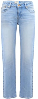 LTB Jeans Damen Fallon 300 - Straight Mid Rise Basic-5-Pocket Light Wash Blau aus Baumwollmischung - Größe W26L30