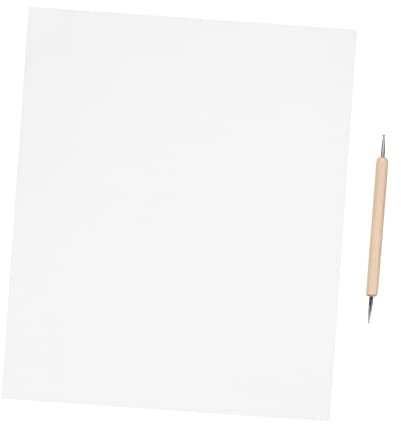 ULDIGI 10stücke Transparent-transferpapier Für Stickerei Wasserlösliches Prägekohlepapier Mit Prägemöglichkeit Für Kreuzstich Und Näharbeiten