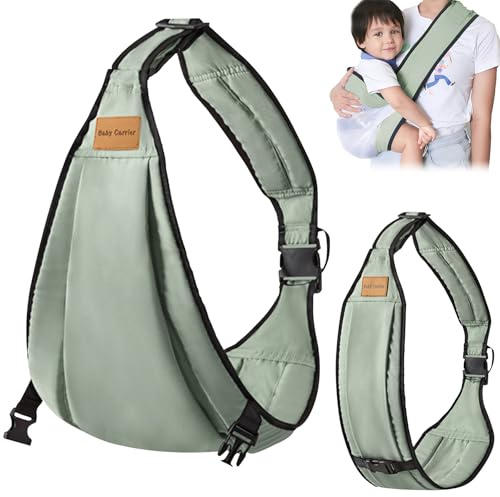 Babytragetuch,Kleinkind Trage Seitlich,Verstellbare Schulter Babytrage,Hüfttrage Kleinkind,Elastisches Baby Tragetuch,Multifunktionale Tragegurt Baby für Babys von 6 bis 36 Monaten
