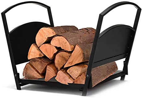 stockage de bûches en extérieur, Log Store Support à bois de chauffage support à bois d'intérieur for bois de chauffage magasin à bûches robuste avec support d'allumage support de stockage de bûches d