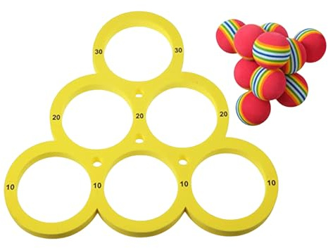 JDIEOQA Schwimmende Ringe, Spiel am Wasser, Sportklassifizierung des Tages für die Jahre, Sport, Familie, Strand, mit schwimmenden Ringen