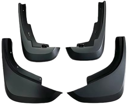 BLKCVDH Paraspruzzi commerciale 4 pezzi Ricambi auto compatibili for Land Rover Defender 90 110 2020-2024 Accessori Parafango(Matte black)