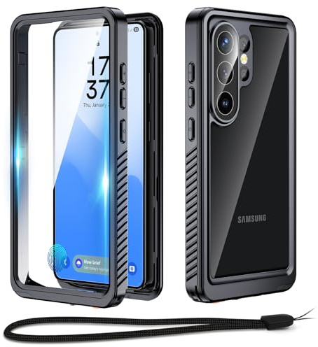Beeasy Cover per Samsung S26 Ultra Impermeabile IP68, 360 Militare Antiurto Indistruttibile Resistente Doppia Rugged Protezione Custodia, Ermetica Antipolvere Subacquea Waterproof Case, 6,9, Nero