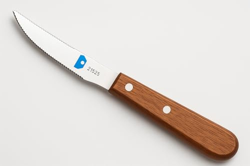 Triplenet Pricing Premium Stainless Steel Grapefruit Knife with 3.75 Inch Serrated Blade, 7.5 Inch Total Length, Durable Wood Handle, Heavy-Duty Citrus Fruit Peeler, Over 1 lb Weight 21525