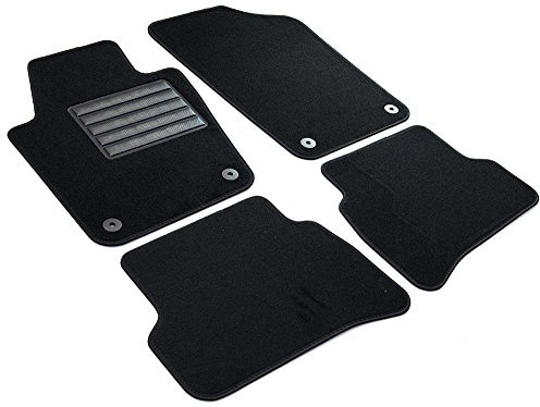 MTM SP-3748 Tappetini su Misura in Velluto per Volkswagen Polo V (6R) 05.2009 09.2017 / Seat Ibiza 2008 05.2017 / Skoda Fabia III 2014