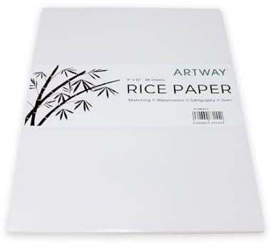 ArtWay Carta di Riso, Bianco, Singolo, (2302287)