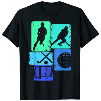 Feldhockey Hockey Hockeyspieler Jungen Kinder T-Shirt