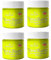4 x La Riche Directions Semi-Permanent Hair Color Bote de 100 ml (Fluorescent Yellow)