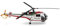 Herpa Hubschrauber Polizeifliegerstaffel Nordrhein-Westfalen Sud Aviation SA 319 Alouette III, Miniatur im Maßstab 1:72, Sammlerstück, Modellfahrzeug ohne Standfuß, Metall
