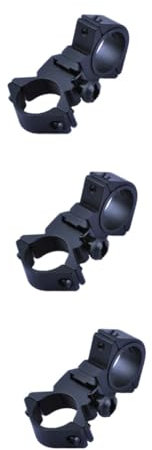 BESPORTBLE 3 Stücke Taschenlampe Multi Verwenden Klemme Feste Klemme Kombination Clip Für Fahrräder Outdoor Ausflüge Wandern Schwarz