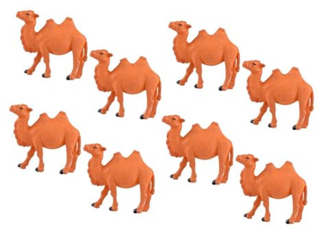Alasum Kleiner Figuren 8 Stück Kunststoff Statue Für Tischdeko Und Garten Miniatur Kameldesign Für Mikro Landschaftsdekoration Für Dekoration Und Geschenke Für Kinder Und