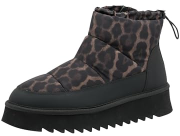 Tamaris dam WL Boot 1–26810-45 snöstövlar, svart/leopard, 40 EU, Svart leopard, 40 EU