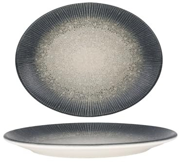 Bonna Assiette de service - Arctic - Porcelaine - 25 cm - lot de 2