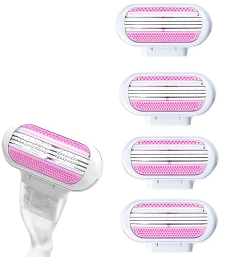 QOCUILC 8 Stück body rasierklingen,for venus rasierklingen damen,Rosa,Frauen Rasieren Achselhaare,Beinhaare,Geeignet für damen