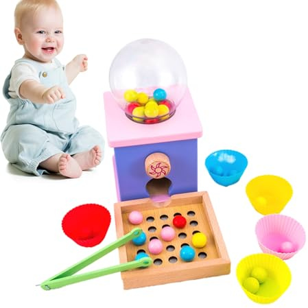 Juego De Cuentas En Tablero,Juguetes Educativos Seguros para el Aprendizaje - de Perlas para Adjuntar | para Chicas Familia Navidad de Cumpleaños Interior