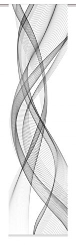 wohnfuehlidee Schiebevorhang Deko Blickdicht Mariella Größe BxH 60x245 cm, grau