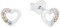 Prinzessin Lillifee Ohrstecker 925 Sterling Silber Mädchen Kinder Ohrschmuck, mit Zirkonia synth., 0,5 cm, Silber, Herz, Kommt in Schmuck Geschenk Box, 2024376