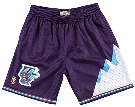 Mitchell & Ness NBA Swingman Utah Jazz 1996-97 - Pantalones Cortos (Morado)