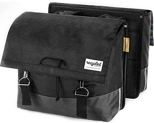 Urban Proof Fahrradtaschen, Schwarz, 55 l, recycelt, Grau, Erwachsene, Unisex, Einheitsgröße