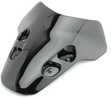 Niejgay Windabweiser Windschutzscheibe Motorrad für 2021 MT07 MT 07 Mt07 Schwarz