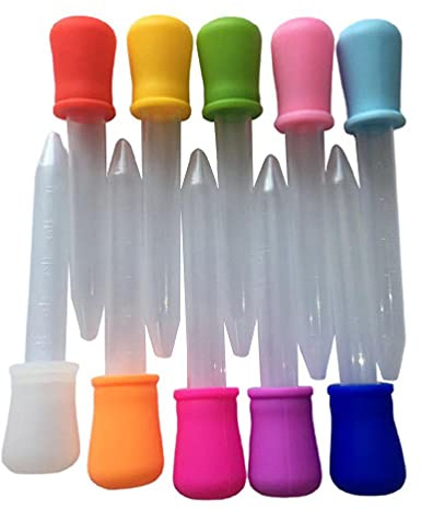 Pipetas de transferencia de 5 ml gotero líquido ojo oído graduado pipeta cuentagotas para resina epoxi UV molde de silicona fundición para molde de silicona de resina epoxi