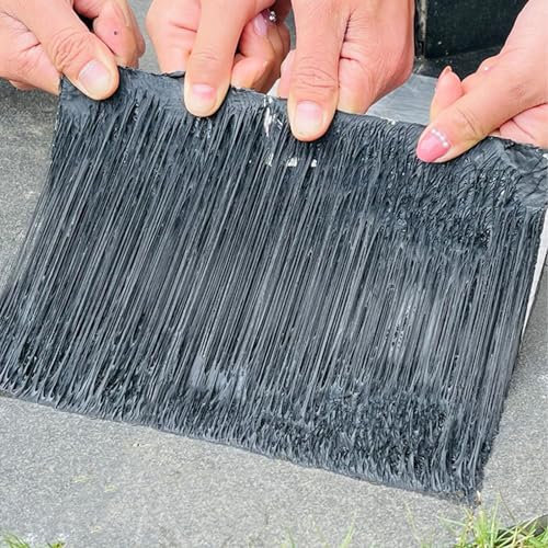 Bitumen-Band,Dach Reparaturband,Wasserdichtes Klebeband Dichtband Butylband,Selbstklebend,Wasserdichtes,Wärmeisolierung,UV-beständige,Für Dachleckage Fensterbankspalt Rohrbruch (20x100cm)