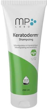 MP Labo Keratoderm® Shampoo 200 ml - Talgregulierend und Keratolytisch - Skin Barrier Protect™ Technologie - Hunde und Katzen
