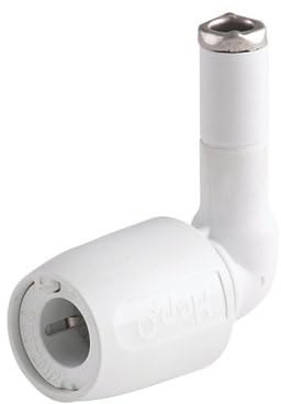 Plastic Push-FIT Equal 90° STEM Elbow 15MM, Suitable for Drinking Water, Suitable for Water Systems, Suitable for Hard & Soft Water Areas, 1 in Pack