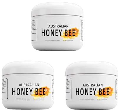 Crema australiana per la guarigione del dolore e delle ossa, al veleno d'api e alle ossa, 60 g, crema al veleno d'api con veleno d'api australiano, crema per la terapia delle articolazioni del veleno
