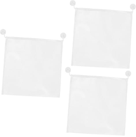 VICASKY 3St Badetaschen Bathroom Storage ablage für Badezimmer Spielzeug Aufbewahrungstasche Spielzeug aufbewahrungssack spielzeugnetz Nettospeicher Aufbewahrungstaschen für Spielzeug Weiß