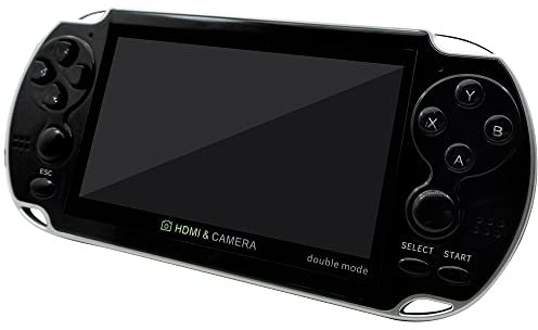 DREAMHAX X7 Plus - Consola de Juegos de Mano con precarga de 10000 Juegos, Videojuegos portátiles compatibles con Salida HDMI y Doble Jugador, Jugador de Juegos Retro clásico de arcada (Pantalla de