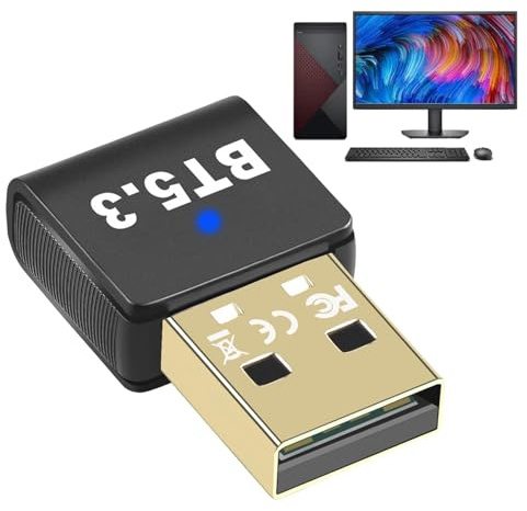 Dongle USB Trasmettitore e Ricevitore Plug-N-Play Audio Ad Alta Definizione | USB Trasmissione Audio Ad Alta Definizione, Adattatore Di Rete Wireless Per Computer, Desktop, Laptop, Tastiera, Cuffi