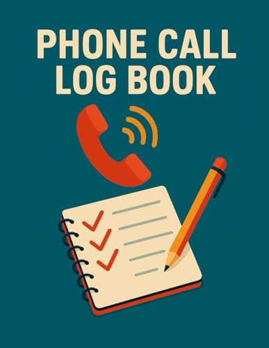 Phone Call Log Book: Track and Record Incoming & Outgoing Calls And Voicemails | Ideal for Businesses, Customer Service, and Personal Use | 400 Call Log Space | 100 Pages | Large 8.5x11