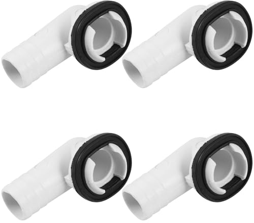 TOPPERFUN 4 Piezas Adaptador de Drenaje para Aire Acondicionado Conector para Manguera de Desagüe Compatible con Unidades de Ventana para Hogar y Oficina