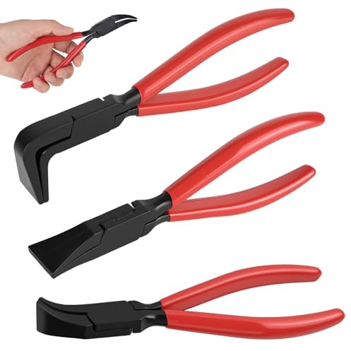 YYTECH 3 Pezzi Piega Lamiera, Piega Lamiera manuale set 0° 45° 90°, pinze per piegare le lamiere, strumento di copertura per tetto per piegatura e levigatura di lamiere