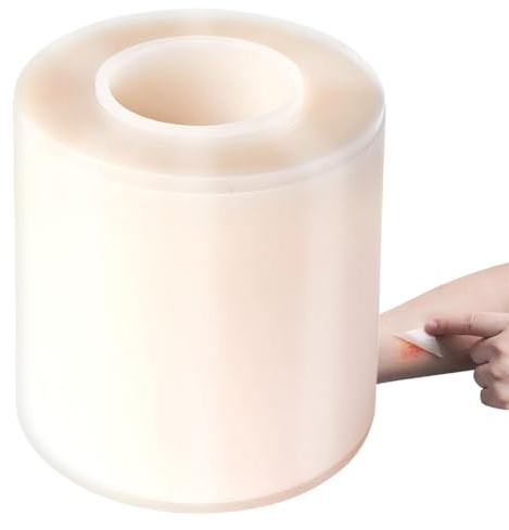 Hydrokolloid-Rolle für die Wundversorgung, Atmungsaktive Hydrokolloid Verband, flexibles und wasserfestes Verbandklebeband – hautfreundliches Pflaster für Blasen, Akne, kleinere Wunden